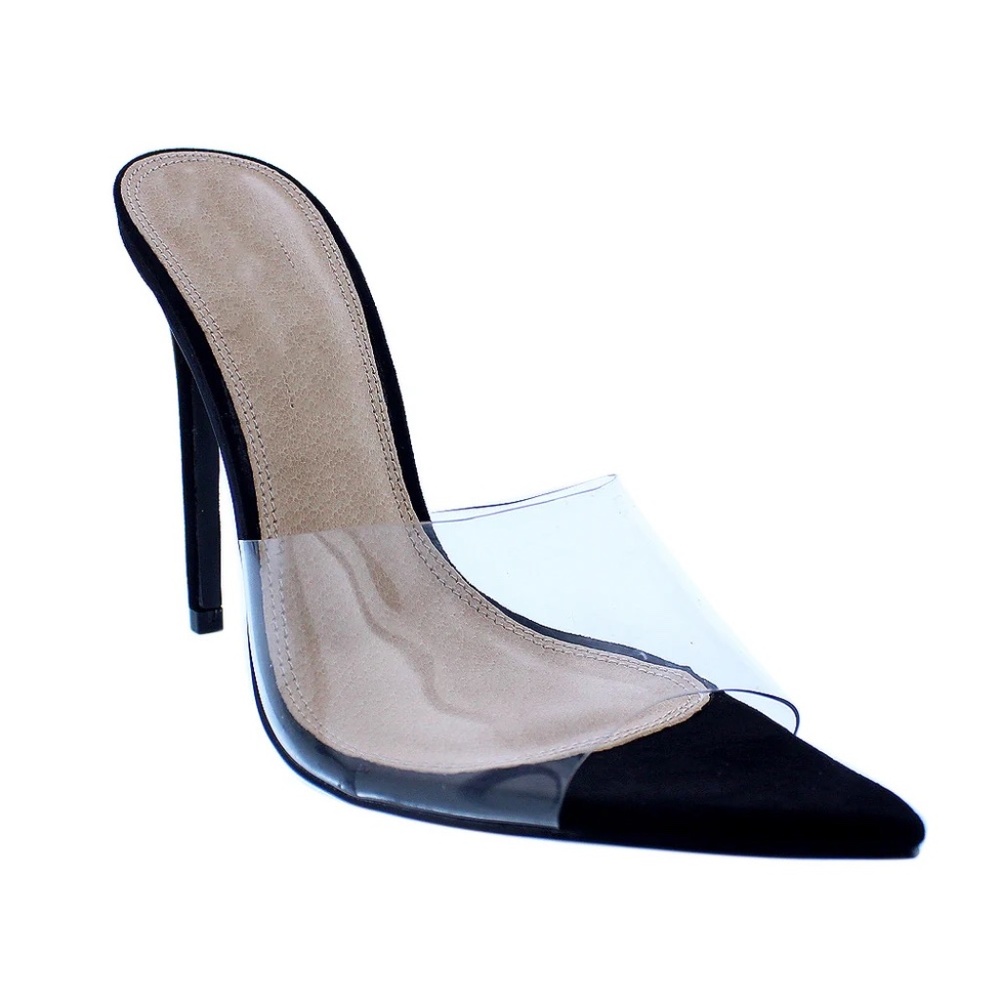 Clear Vision Pointed Toe Mule Size 6 - image 2